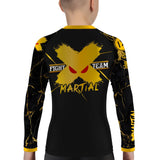 XMartial Voltage Fight Team Kids BJJ Rash Guard XMARTIAL
