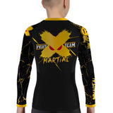 XMartial Voltage Fight Team Kids BJJ Rash Guard XMARTIAL