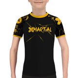 XMartial Voltage Fight Team Kids BJJ Rash Guard XMARTIAL