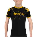 XMartial Voltage Fight Team Kids BJJ Rash Guard XMARTIAL