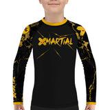 XMartial Voltage Fight Team Kids BJJ Rash Guard XMARTIAL