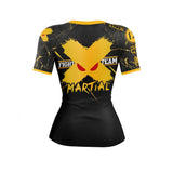 XMartial Voltage Fight Team Women's BJJ Rash Guard XMARTIAL