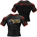 You Shall Not Pass BJJ Rash Guard XMARTIAL