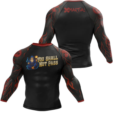 You Shall Not Pass BJJ Rash Guard XMARTIAL