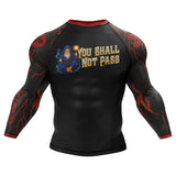 You Shall Not Pass BJJ Rash Guard XMARTIAL