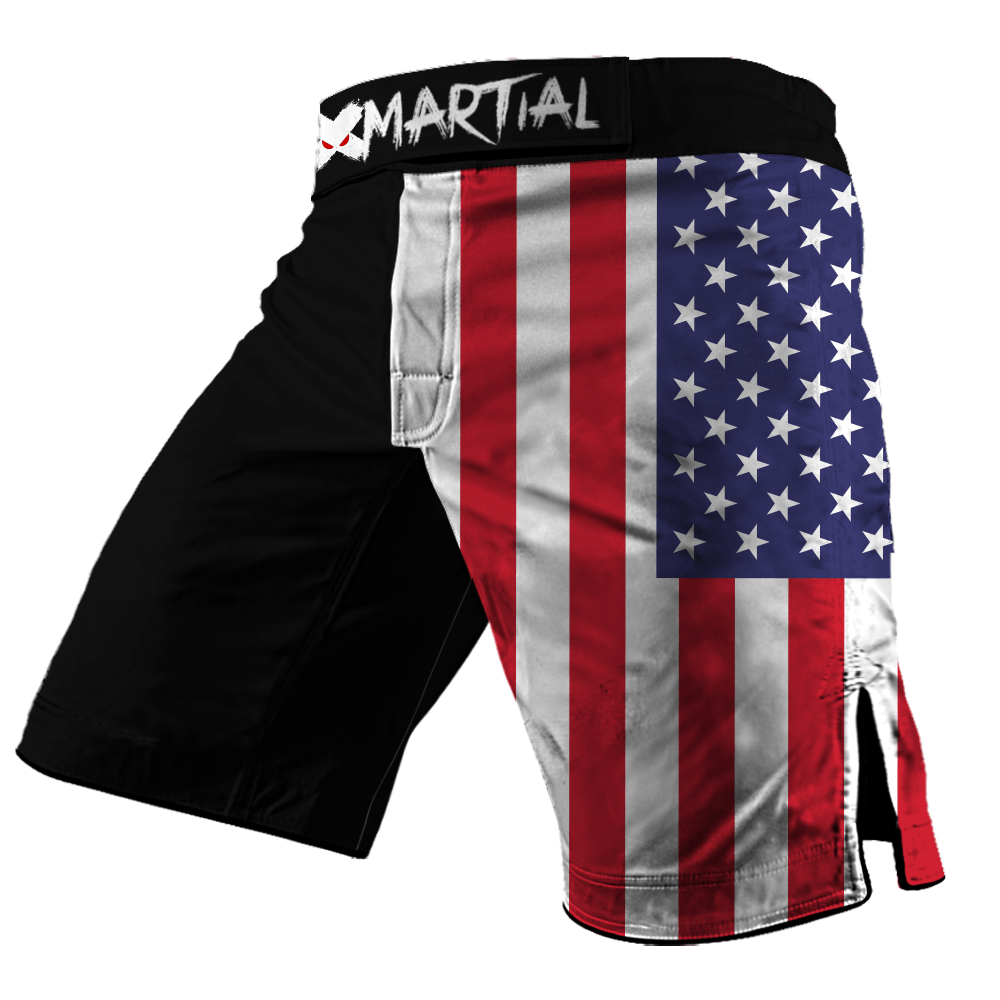 American Warrior 2.0 Hybrid BJJ/MMA Shorts XMARTIAL