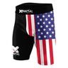 American Warrior BJJ/MMA Compression Shorts XMARTIAL