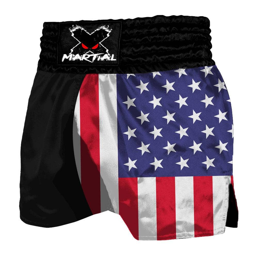 American Warrior Muay Thai Shorts XMARTIAL
