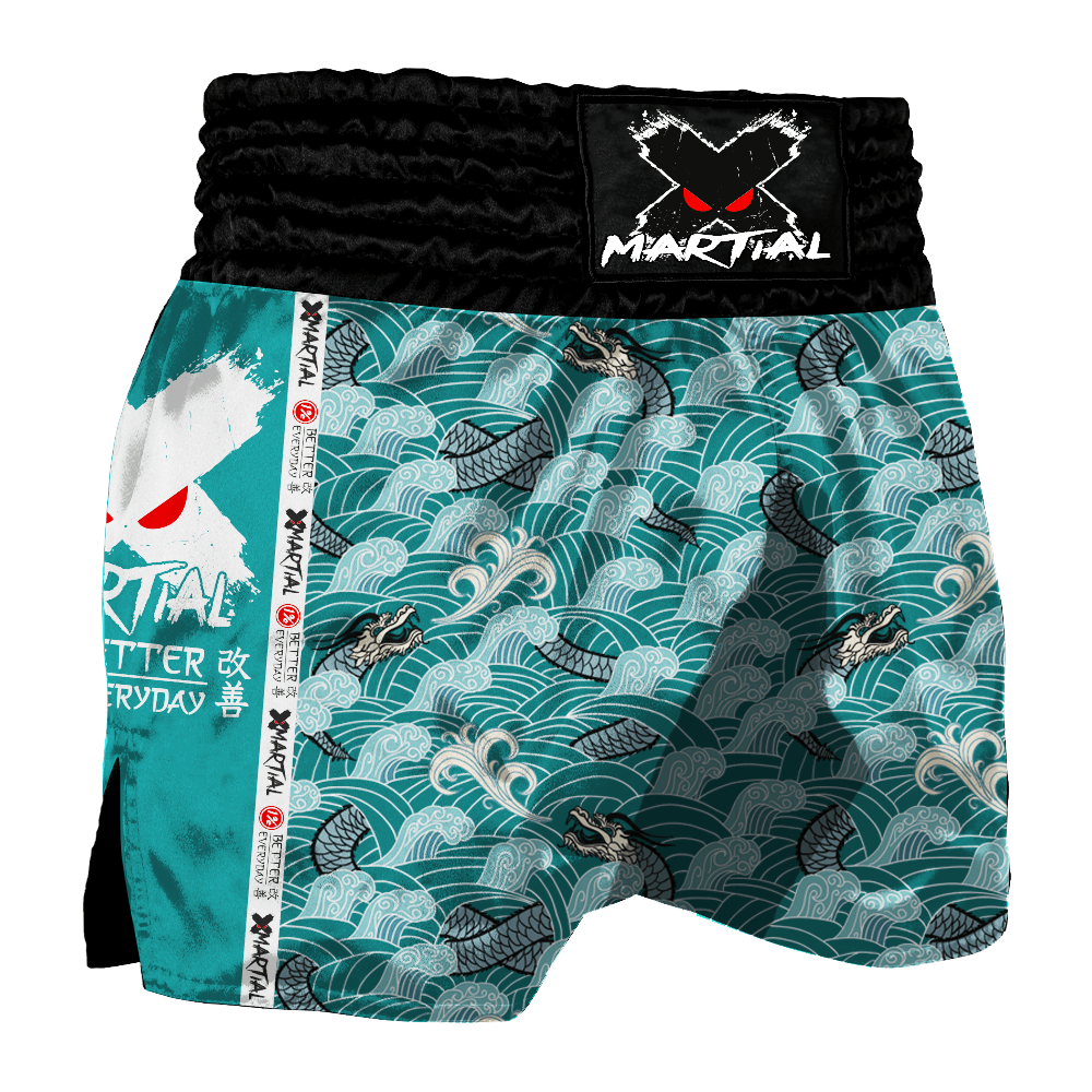 Short Mma Metal Boxe Dual - Kaki – Dragon Bleu