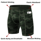 Camo Heat Compression Shorts XMARTIAL