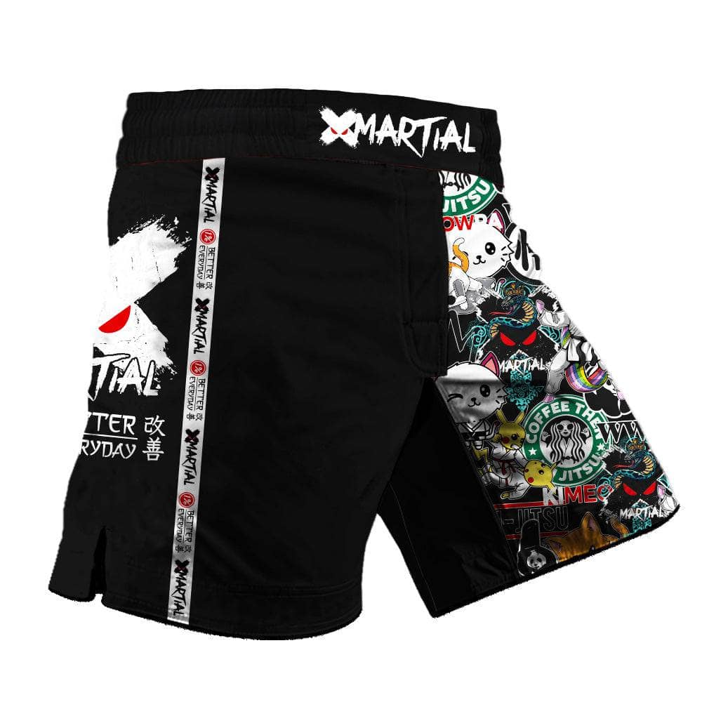 Graffiti 2.0 Hybrid BJJ/MMA Shorts XMARTIAL