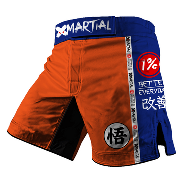 Kanji Orange 2.0 Hybrid BJJ Shorts XMARTIAL