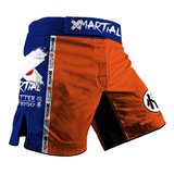 Kanji Orange 2.0 Hybrid BJJ Shorts XMARTIAL