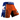Kanji Orange 2.0 Hybrid BJJ Shorts XMARTIAL