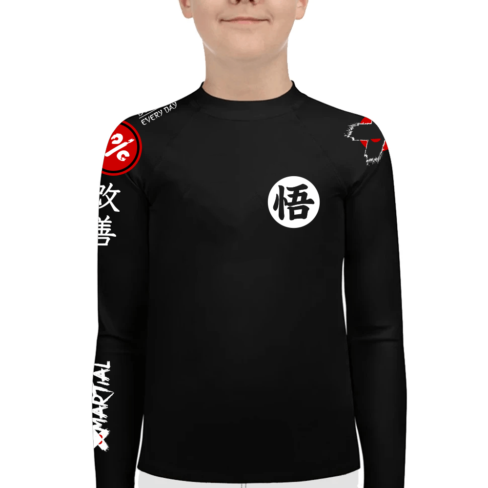 Kanji Kids Rash Guard XMARTIAL