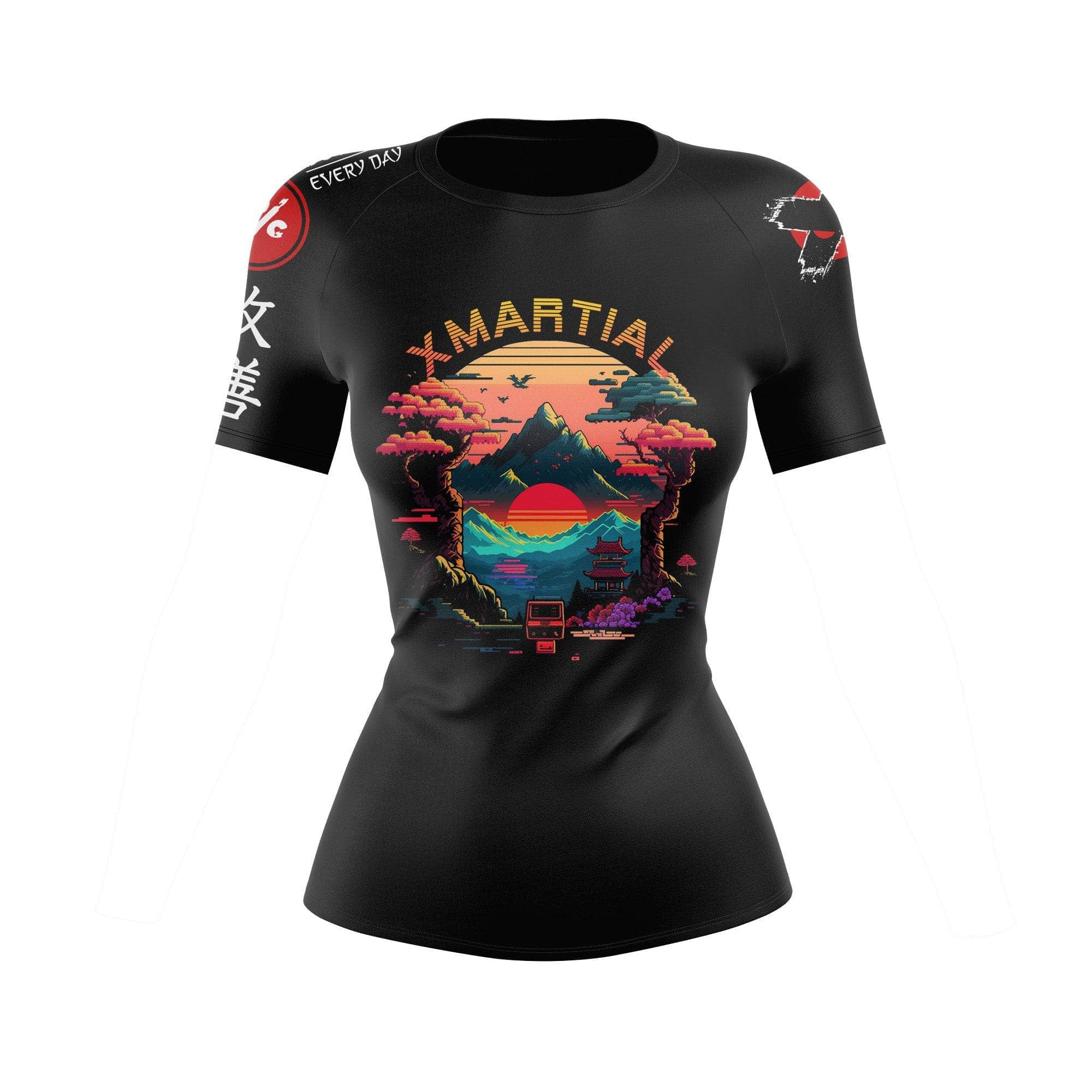 Pixel Peak Rash Guard XMARTIAL