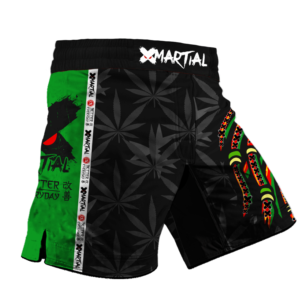 Reggae Rasta 2.0 Hybrid BJJ/MMA Shorts XMARTIAL